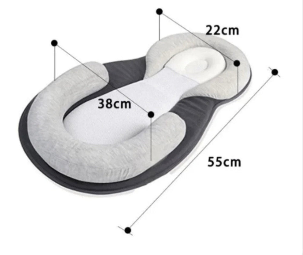Ergonomiskt babynest – Mjukt & andningsbart babynest (0–12 månader)