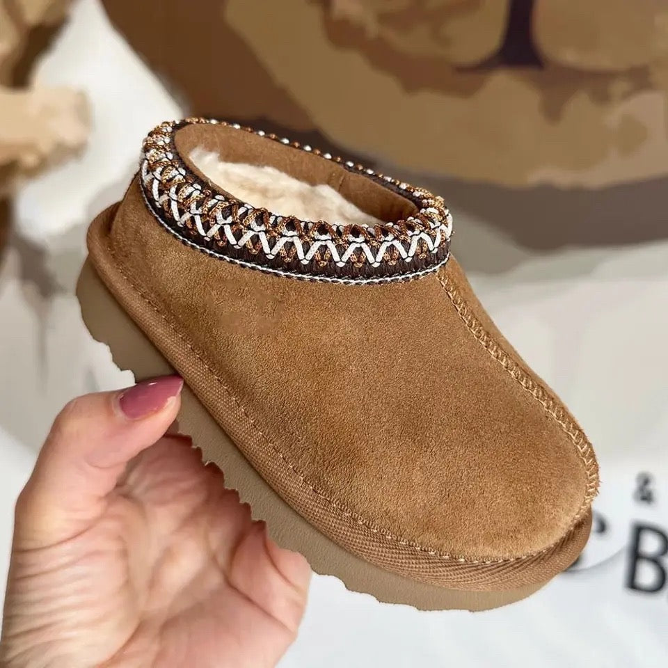 Mini Boots i Mocka Chestnut – Bebisar, Småbarn och Barn, Brun, Mocka, Storlek 21–34