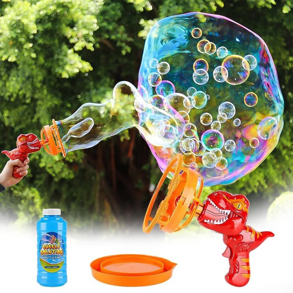 Dino Bubbelmaskin för Barn – Automatisk Bubbelmaskin för Utomhuslek från 3 År