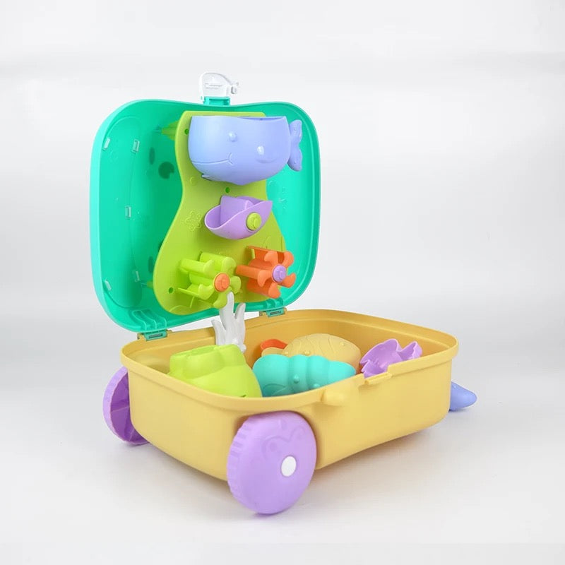 Strandleksaker Trolley för Barn – Komplett Set för Sandnöje – Sunplay Sandäventyr