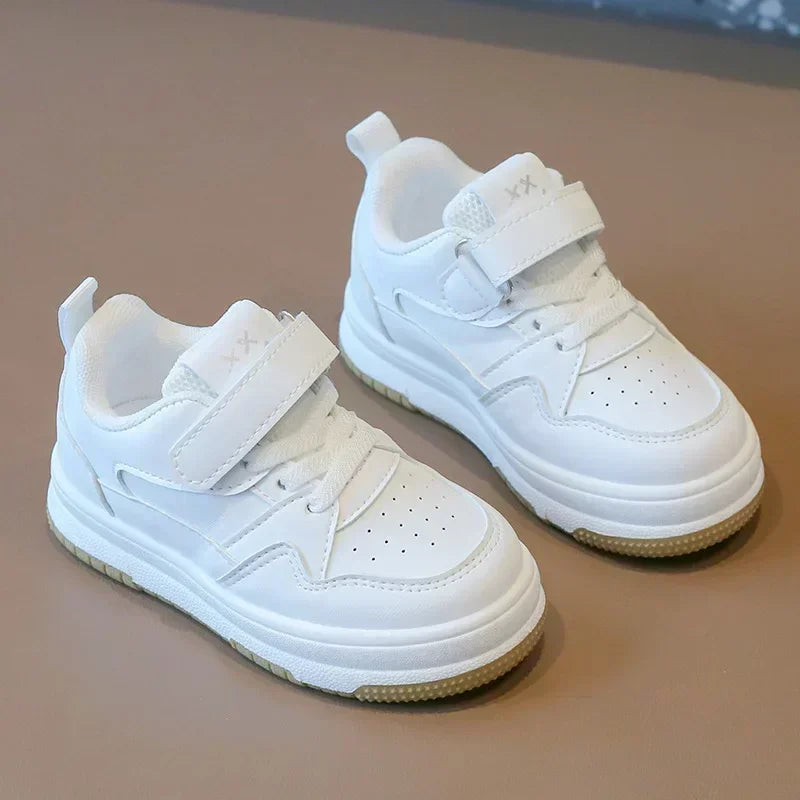 Sneakers – Yaoun Unisex, Vit, Läder, Storlek 21–32