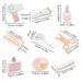4Ever Wood Beauty Salon Set – Hållbar Träsats för Smink och Frisörlek för Barn