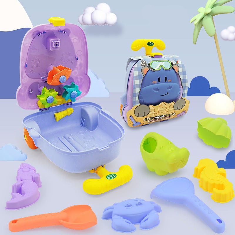 Strandleksaker Trolley för Barn – Komplett Set för Sandnöje – Sunplay Sandäventyr