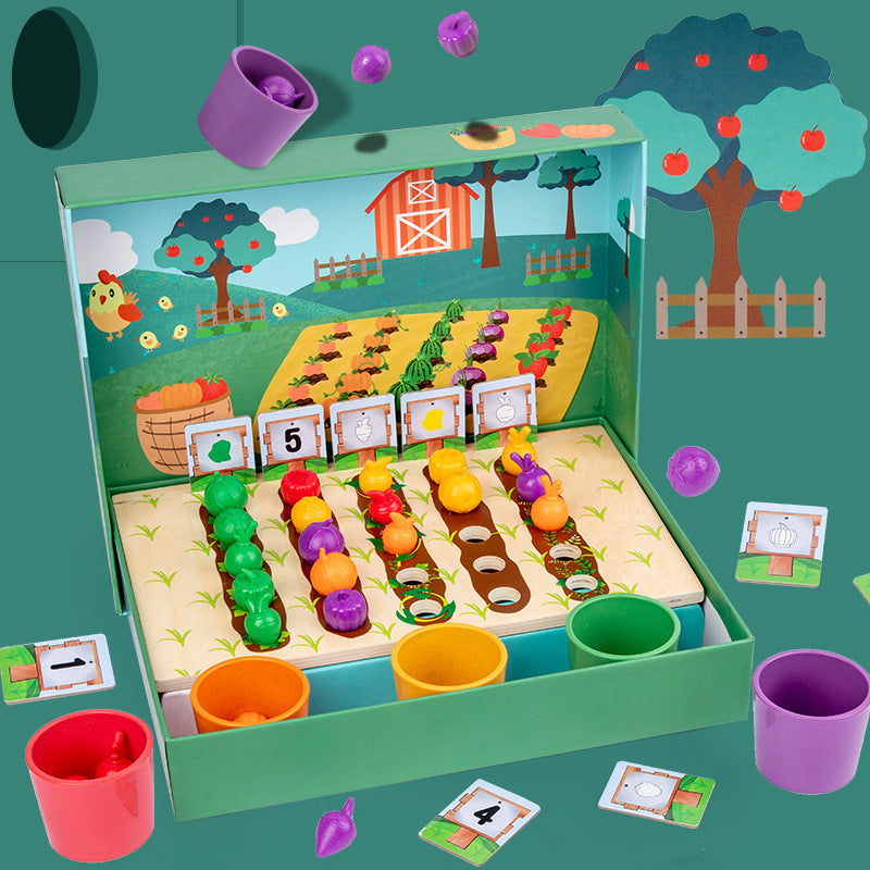 FarmCount™ – Pedagogiskt Montessori Räkne- och Färgspel för Barn | Lär Dig Färger och Siffror på ett Lekfullt Sätt