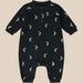 Byxdress/overall med manar – MoonDreamer Baby, unisex, svart, bomull, storlek 0–2 år