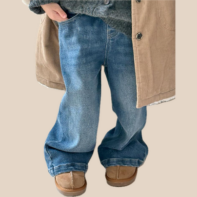 Flare Jeans – Urban Sprout Flickor, Blå, Bomull, Denim, 1–8 år