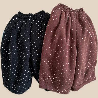 Byxa med Prickar – Dotty Daze Flickor, Brun/Svart, Bomull, Storlek 1–8 år