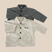 Jacka – LittleUrban Unisex, Grå/Beige, Bomull, Storlek 0–8 år