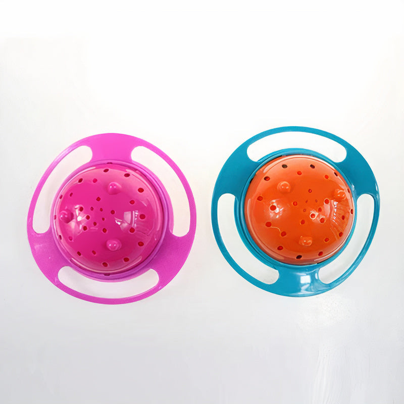 Anti-spill Skål för Barn – 360° Roterande Skål BPA-fri | TinyTurn™