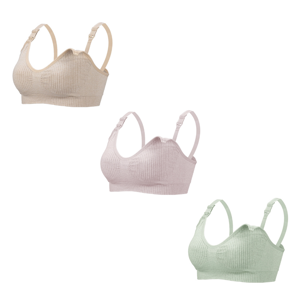 ComfyCare Amningsbh Set – Mjuka och Justerbara Amningsbh för Mammor