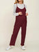 Gravidjumpsuit med stora fickor – ledig passform, stretchig bomullsmix | mammakläder