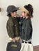 Jeansjacka med leopardmönster – Wild & Free Unisex, Brun/Grå, Bomull, Denim, Storlek 0–2 år
