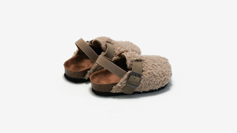 Slip-ins med Ull – Luanda Unisex, Beige/Brun, Fårskinn, Storlek 20–34