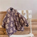 Jacka med Huva – Knuffel Unisex, Brun/Beige, Polyester, Storlek 0–6 år