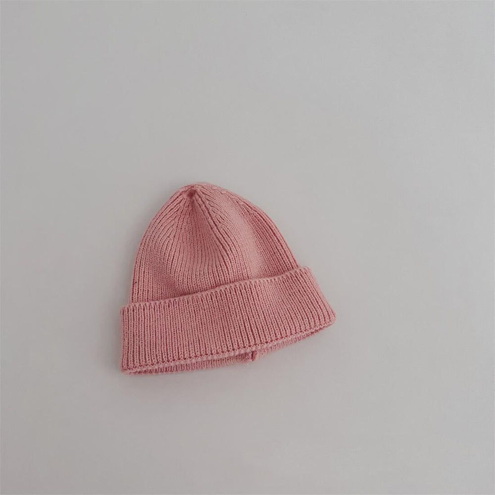 Barnmössa – Blå/Rosa/Lila/Röd/Svart/Grön/Grå/Orange/Beige/Gul, Bomull, Storlek 1–4 år