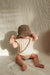 CozyNest Stickad babyromper 0–2 år | Mjuk bomullsblandning & ribbmönster | Bekväma babykläder