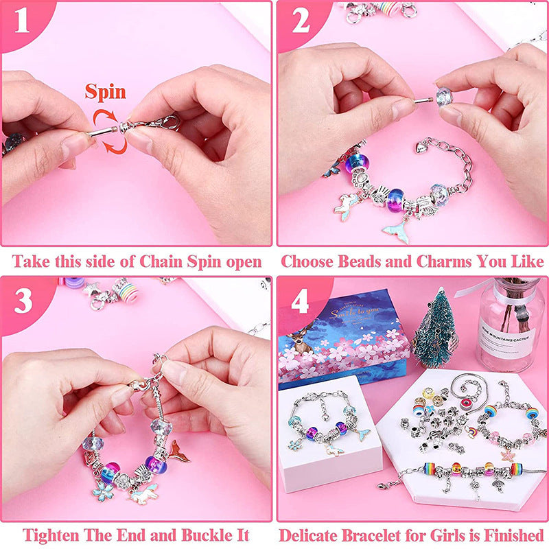 DIY Armband Kreationsset för Barn – Pärlor & Berlockkit