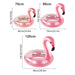Flamingo Simring Glitter – Uppblåsbar Pool Float | Strand & Pool