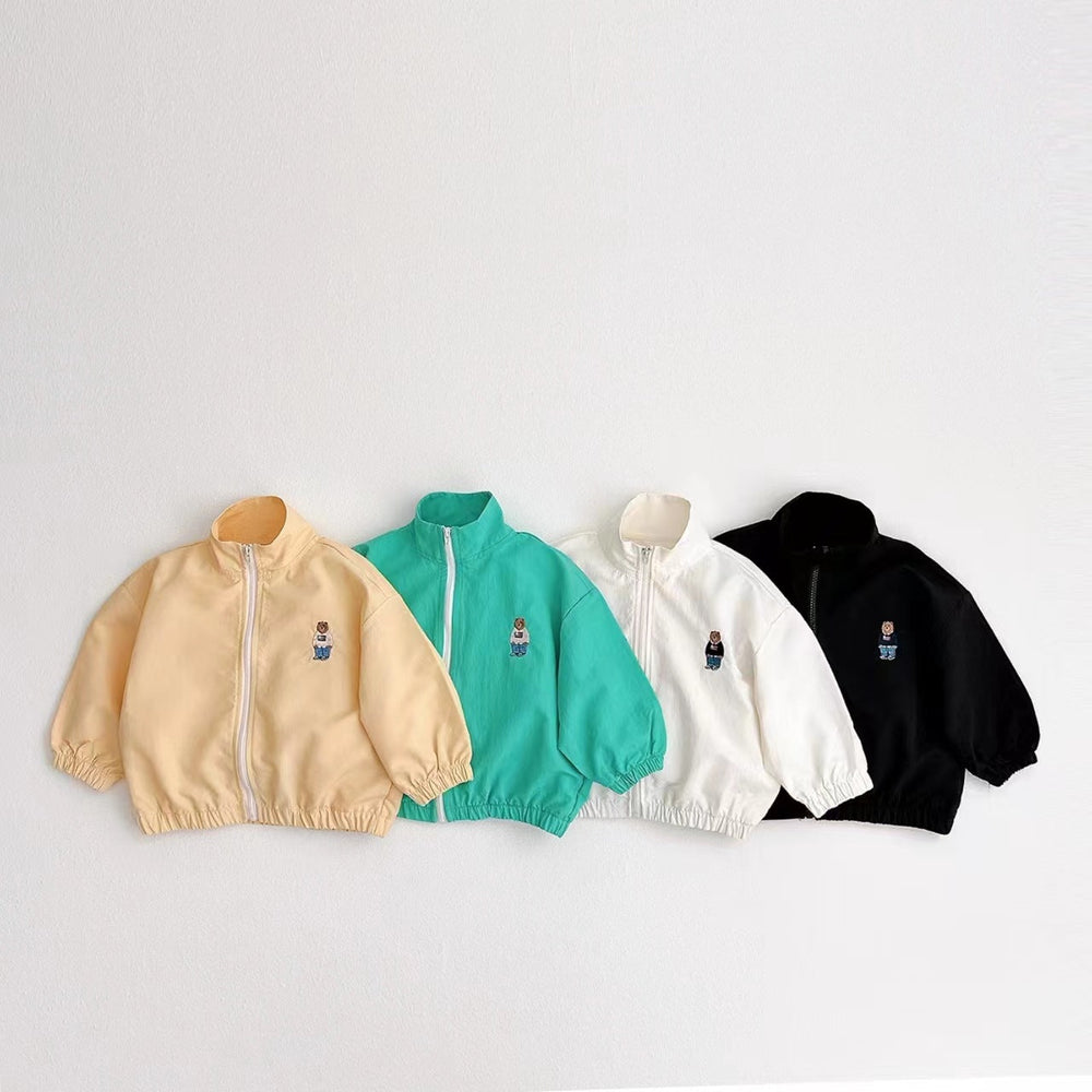 MiniZip Barnväst Unisex | Bomullsjacka med Dragkedja | 9 Månader – 3 År | Mjuk Tröja för Småbarn | Flera Färger