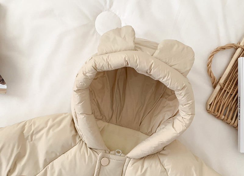 Jumpsuit/Overall – Björn Baby, Beige, Polyester, Storlek 0–2 år