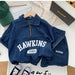 Denimset med shorts och skjorta – Hawkin Småbarn, Förskolebarn, Barn, Blå, Bomull, Storlek 1–7 år