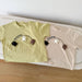 3D T-shirt med björnar som hoppar hopprep – Beary Bounce Unisex, Beige/Grön, Bomull, Storlek 0–8 år