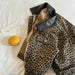 NAROO Leopard Barnjacka – Leopardmönstrad Jacka Unisex Bomull (0–8 år)
