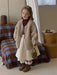 Teddyjacka – Noa Teddy Västdesign Flickor, Beige, Bomull, Storlek 2–7 år