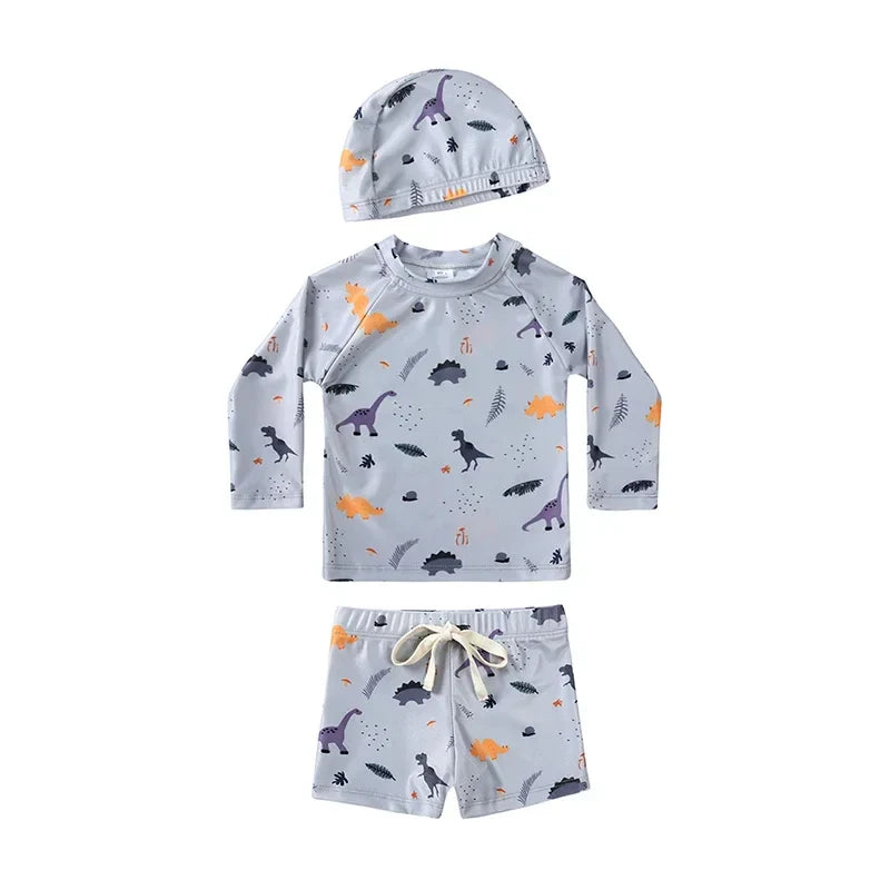 UV Simset Barn med Hatt – Solskydd 3-delar | 9M-7 år