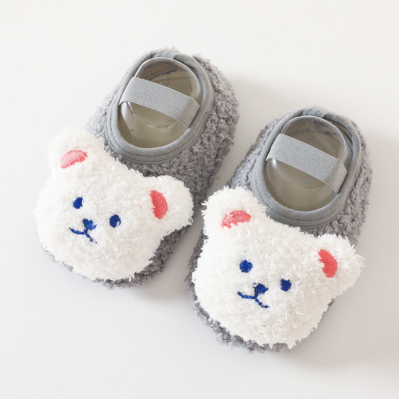 Babytossor – TeddyToes Unisex, Blå/Grå/Brun/Beige/Rosa, Storlek 0–3 år