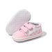 TinySteps Checker Babysneakers 0–1,5 år – Första Skor Halkfria | Kardborreband | Rutig Canvas