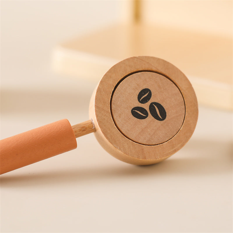 Träkaffemaskin – Little Barista | Pedagogiskt Rollspel Leksak | Hållbar & Interaktiv | Från 1 År