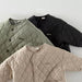 Vadderad jacka – Bonito Unisex, Beige/Svart/Grön, Bomull, Storlek 0–4 år