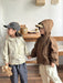 Vindjacka Parkas – CozyShield Unisex, Beige/Brun, Bomull, Storlek 0–8 år
