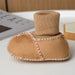 Babytossor – CuddleToes Unisex, Brun/Grå/Beige/Rosa/Röd/Blå, Mocka, Storlek 0–12 Månader