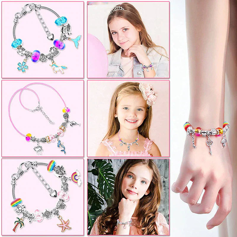 DIY Armband Kreationsset för Barn – Pärlor & Berlockkit