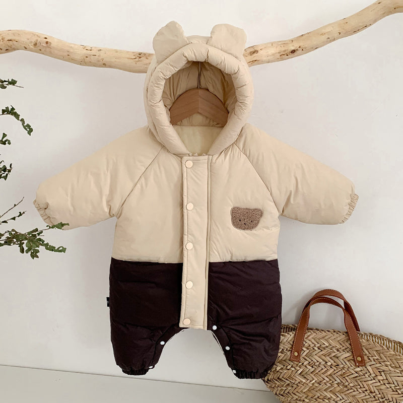 Jumpsuit/Overall – Björn Baby, Beige, Polyester, Storlek 0–2 år