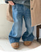 Flare Jeans – Urban Sprout Flickor, Blå, Bomull, Denim, 1–8 år