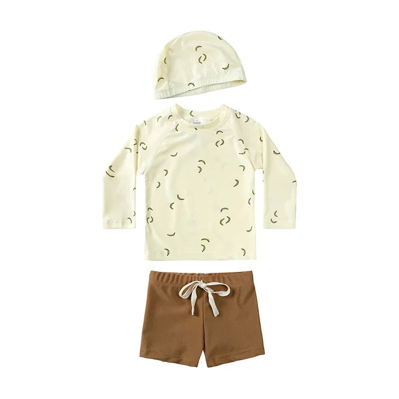 UV Simset Barn med Hatt – Solskydd 3-delar | 9M-7 år