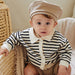 Kofta – Little Chic Unisex, Beige/Blå, Bomull, Storlek 0–3 år
