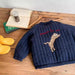 Vadderad Jacka – WildCharm Unisex, Blå/Vit, Bomull, Storlek 0–6 år