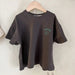 Oversized T-shirt – CozyLove Unisex, Grå/Beige, Bomull, Storlek 0–8 år