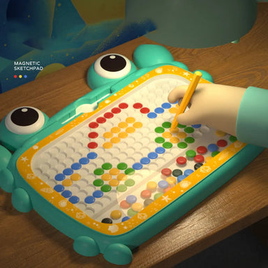 EduPlay Crabby Magneto Magnettablet – Kreativt Lekande & Lärande utan Röra för Barn