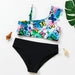 Flickor Tankini Baddräkt Sjöjungfruprint – Sommarstrandkläder | 3-12 år
