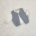 Vadderad Väst | CloudNest Unisex, Grå/Beige, Bomull, 0–3 år