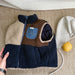 Fleeceväst – Cozypocket Väst Unisex, Blå/Grå, Bomull, Storlek 0–6 år