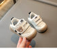 Sneaker med Kardborre – Björn Unisex, Khaki/Svart/Röd, Storlek 16–25