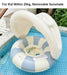 Baby Simring med Soltak – Uppblåsbar Float | Upp till 25kg