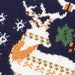 Jultröja med Renar och Snöflingor – Unisex, Röd/Blå, Bomull, Storlek 1–6 år