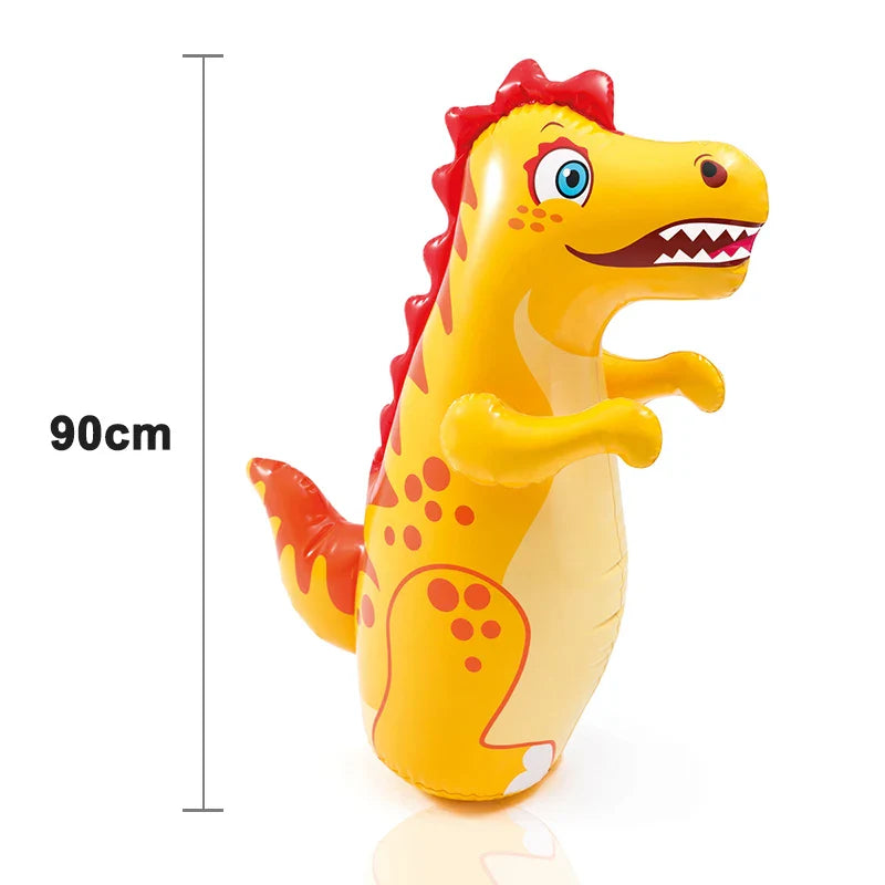 Uppblåsbar Dino Boxningssäck för Barn – Studsande Leksak